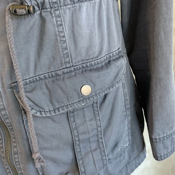 Grey Utility Jacket with Hood Zipper MOSSIMO - Picture 5 of 16